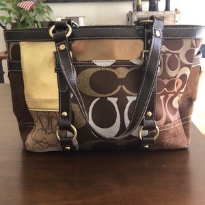 Coach Patchwork Shoulder Bag